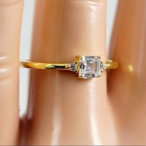 18k Gold Plated over 925 Sterling Silver Ring